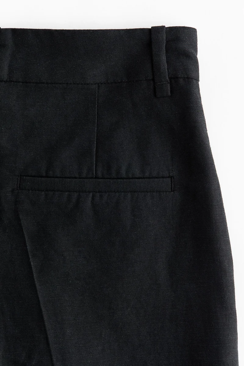 H&M Tailored linen-blend shorts